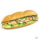 Bánh mì gà xé nước tương