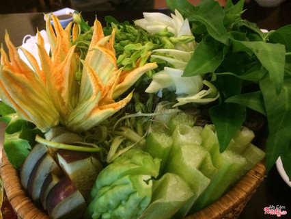 rau cho lẩu mắm