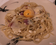 Carbonara spaghetti