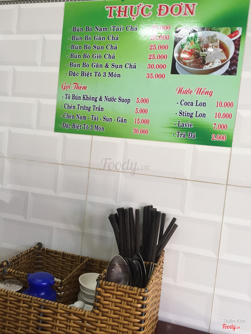Thực đơn