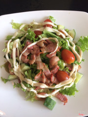 Salad bacon