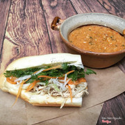 Bánh Mì Cô Ý đã thêm lựa chọn mới!Bánh mì với gà xé mềm mại thơm ngon kèm với nước sốt,rau trộn,rau thơm!đảm bảo độ tươi ngon,vệ sinh và đầy đủ dưỡng chất!!!