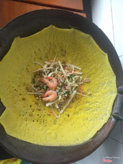 Banh xeo***san tôm thịt gia hẹ 30k