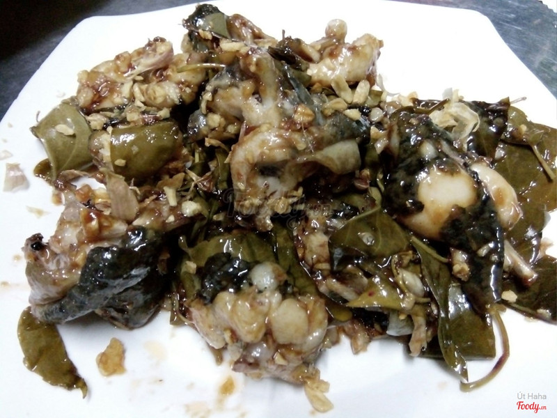 Ếch xào lá giang 50k