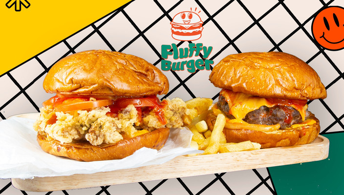 Fluffy Burger & More - Open 24/7 - Lê Văn Lương