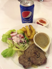 steak sốt tiêu#UongPepsiAnNgonHon