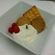 Healthy and crunchy Greek Yogurt