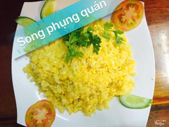 Cơm chiên trứng song phụng quán 