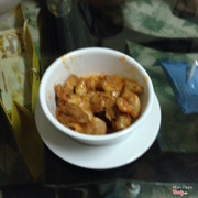 Gà cay phô mai, bị nhoè r 