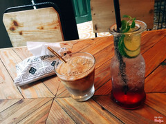 Cafe cốt dừa và Mojito việt quất