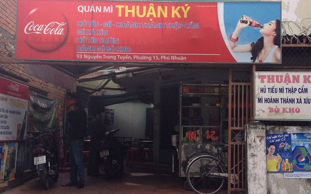 Quán Mì Thuận Ký - Nguyễn Trọng Tuyển