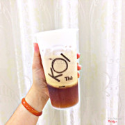 Hồng trà macchiato 