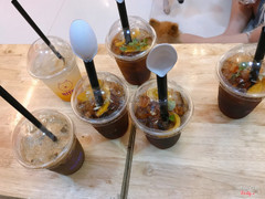 Trà đào ,soda đào ,cafe sữa 