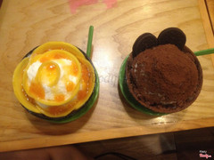 bingsu xoài, chocolate