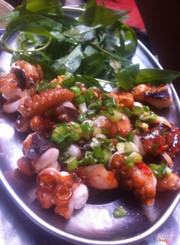 Bạch tuộc nướng: 50k/ phần