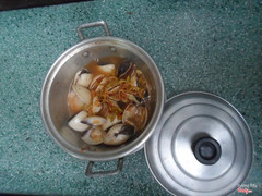 Nghêu (hấp xả, hấp Thái : 20k/ phần