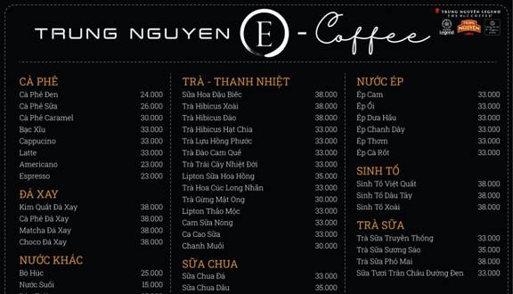 TRUNG NGUYÊN E COFFEE SAIGON GATEWAY QUẬN 9 - Coffee, Nước Ép & Trà Thanh Nhiệt - Xa Lộ Hà Nội