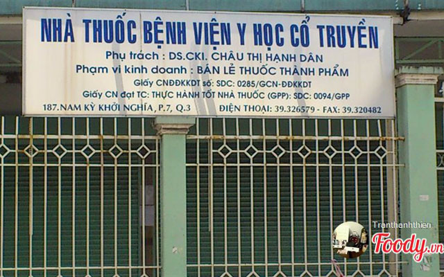Nhà Thuốc Bệnh Viện Y Học Cổ Truyền