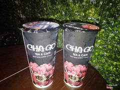 Trà xanh Latte Chago + sợi QQ và Trà sữa thiết quan âm + sợi QQ 