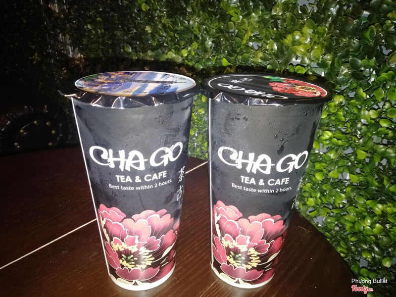 Trà xanh Latte Chago + sợi QQ và Trà sữa thiết quan âm + sợi QQ 