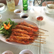 Tôm nướng muối ớt ở đây ăn cũng ok lắm nha.