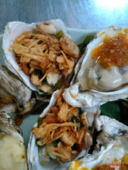 Hàu nướng mỡ hành 