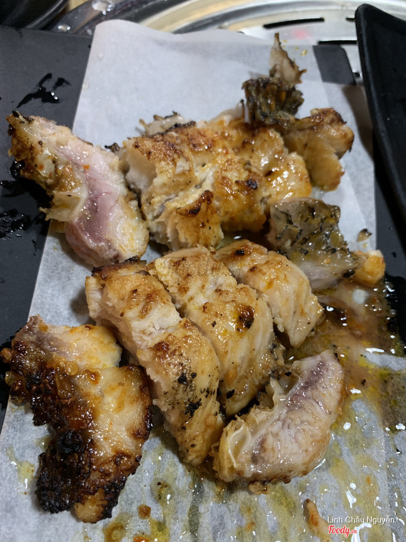 Cá tiến vua nướng muối ớt