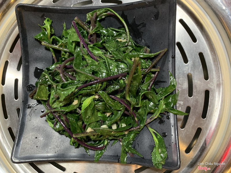 Rau Rừng Ngọc Linh xào tỏi