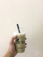 Matcha milk foam