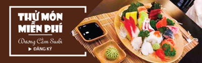 Thưởng thức sushi hảo hạng ngay tại