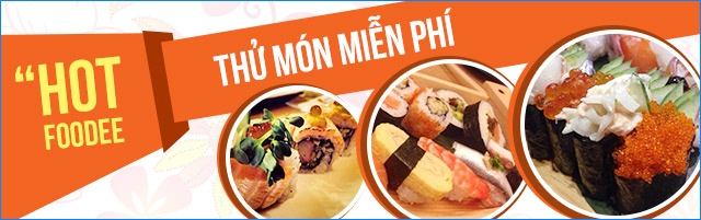 Thưởng thức SUSHI chất lượng