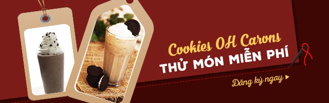 Thưởng thức Cookies, thức uống miễn phí