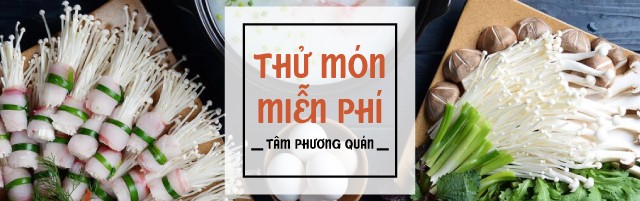 Thưởng thức các món ăn thơm ngon