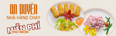 Thưởng thức các món chay vô cùng thơm ngon