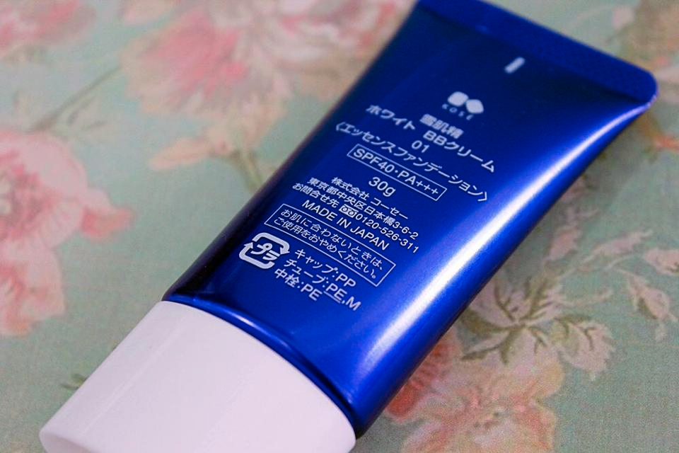 Cận cảnh thông tin của BB Kose nội địa.