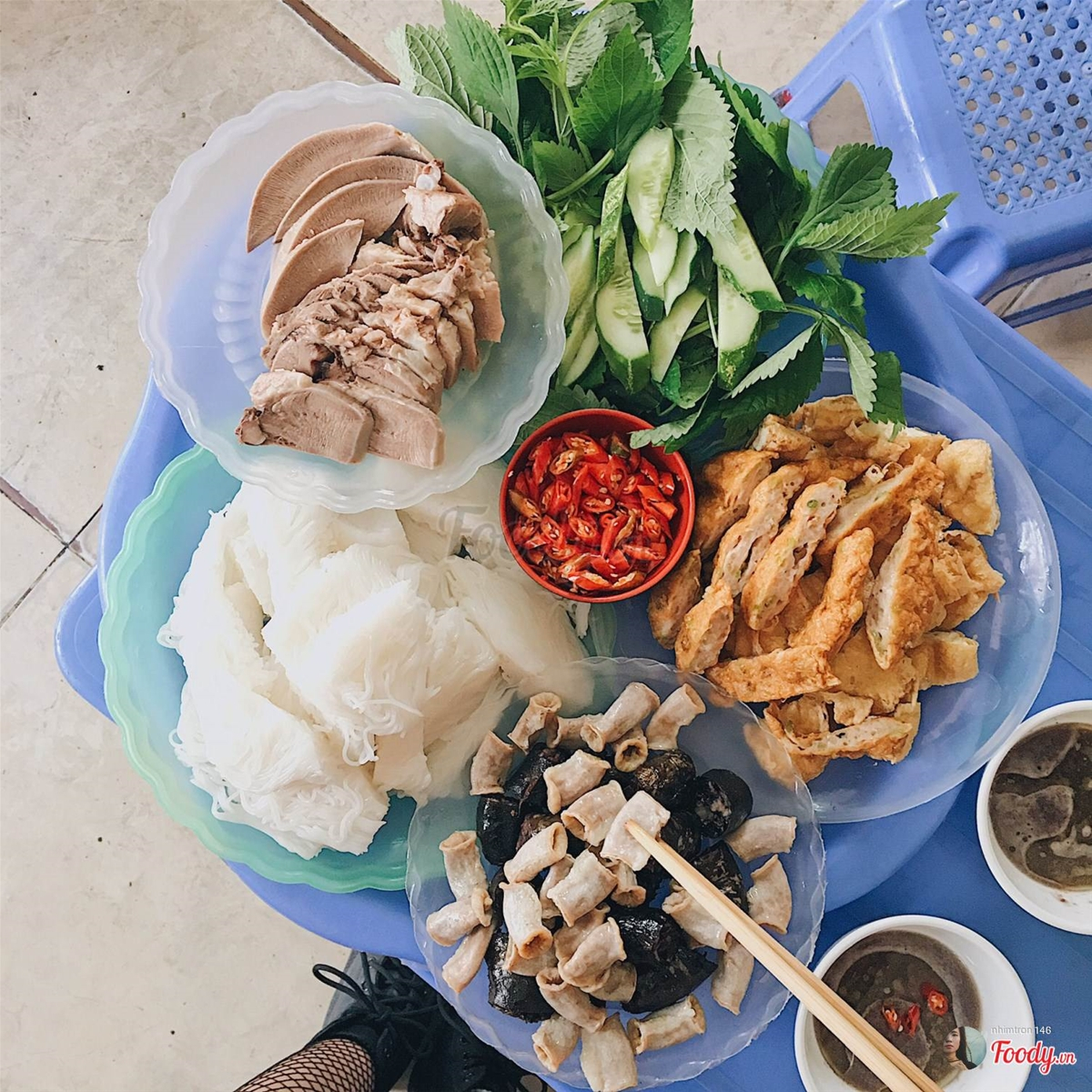 bún đậu 5-bún đậu Mã Mây