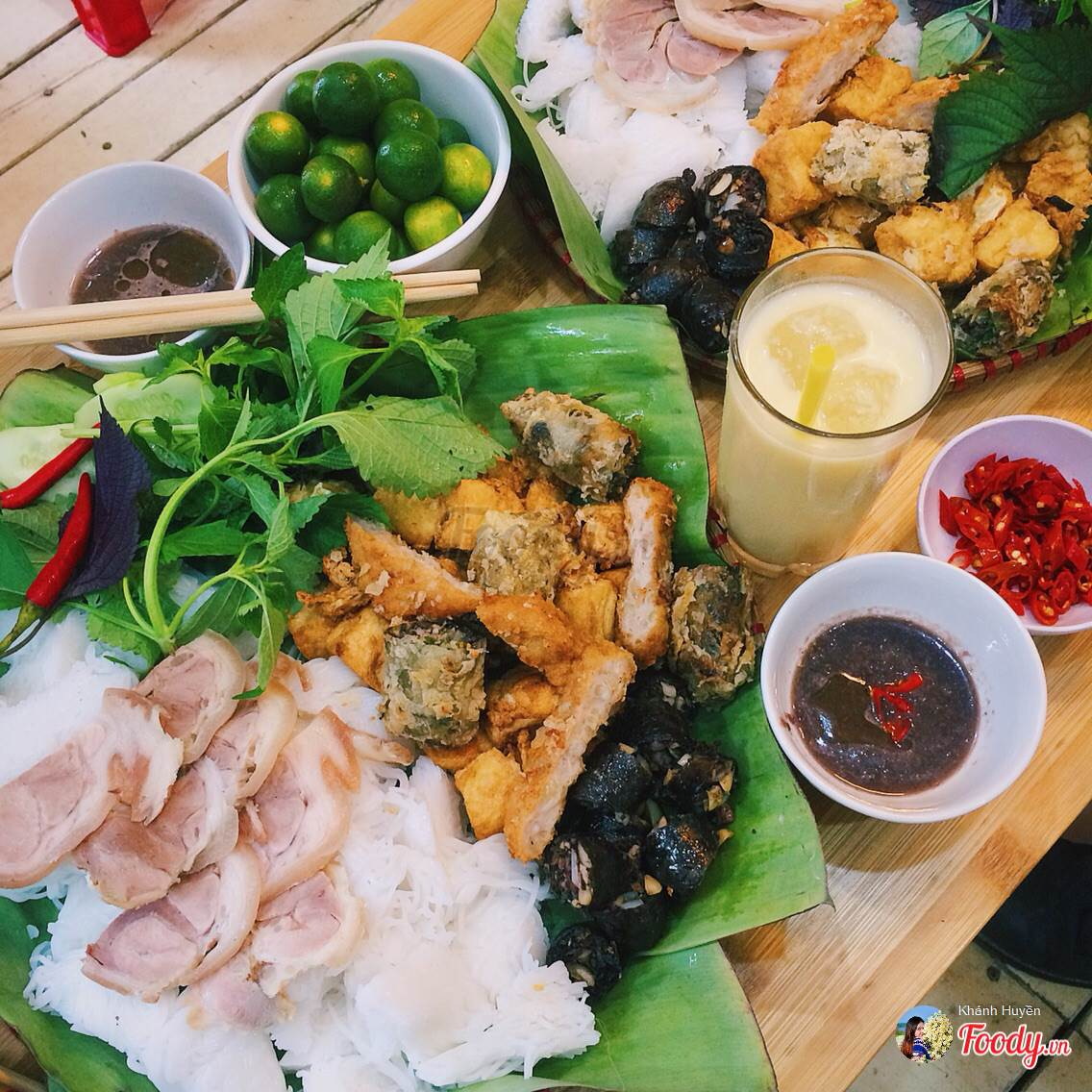 bún đậu Giang-bún đậu Trung tự