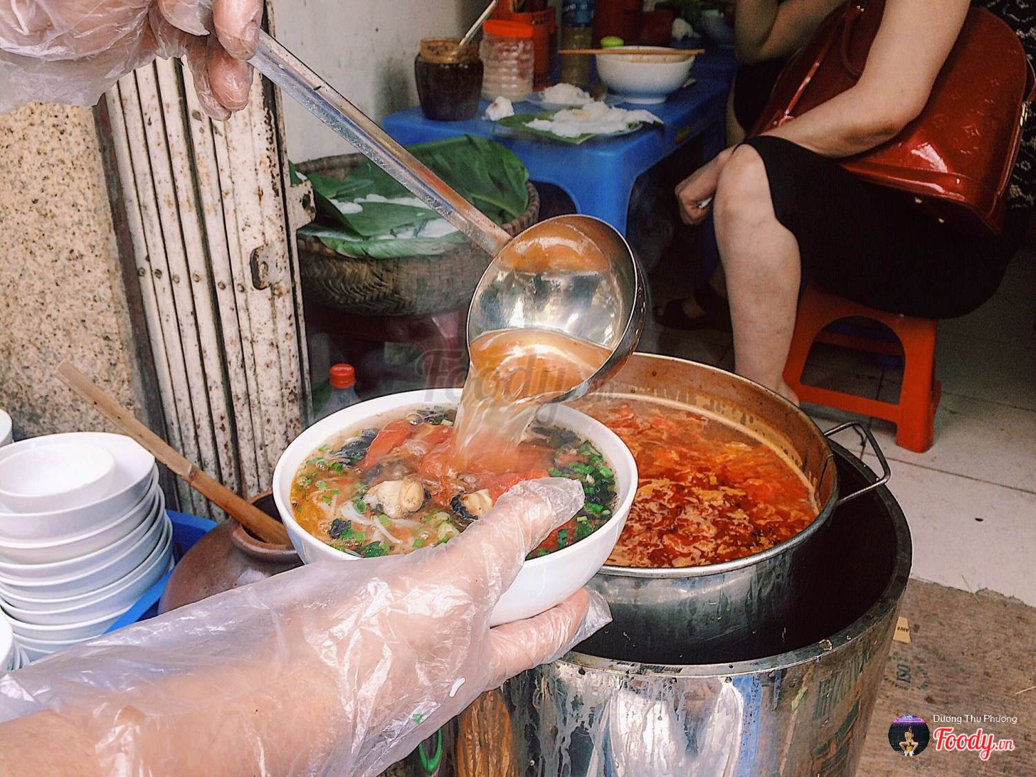 Bún ốc cô Huệ-Nguyễn Siêu