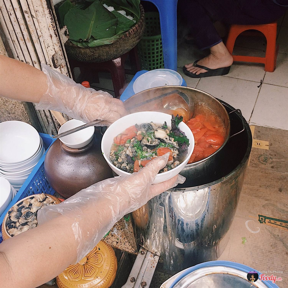 Bún ốc cô Huệ-Nguyễn Siêu