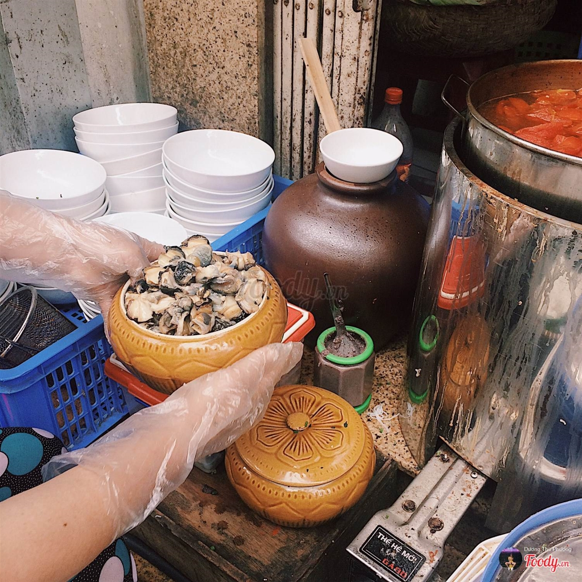 Bún ốc cô Huệ-Nguyễn Siêu