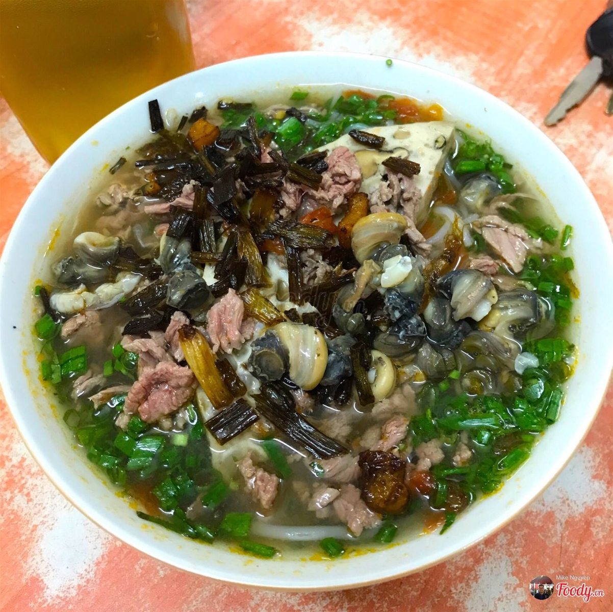 Bún ốc tóp mỡ Bà Giao-Bạch Mai