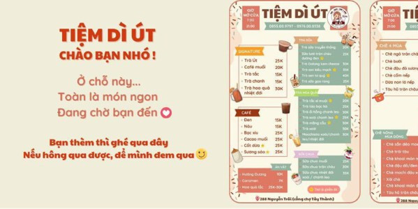 Tiệm Dì Út - Cafe, Chè & Trà - Nguyễn Công Trứ