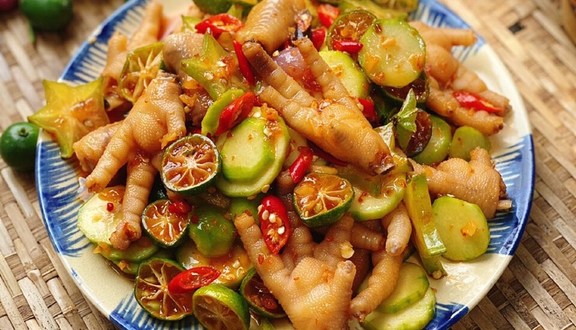 Ăn Vặt Mẹ Bé Cua - Chân Gà Sốt Thái , Mì Indomie & Hoa Quả Lắc Dầm - Đại Đồng