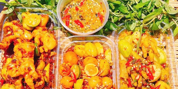 Chân Gà Sốt Thái & Bánh Tráng Tóp Mỡ - MAGU FOOD