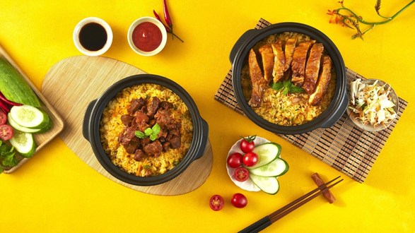 Cơm Thố Delichi - Cơm Thố Gà, Xá Xíu - Thụy Khuê