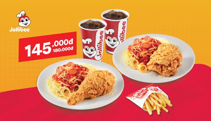 Gà rán và Mì Ý - Jollibee EC Ô Môn - Cần Thơ