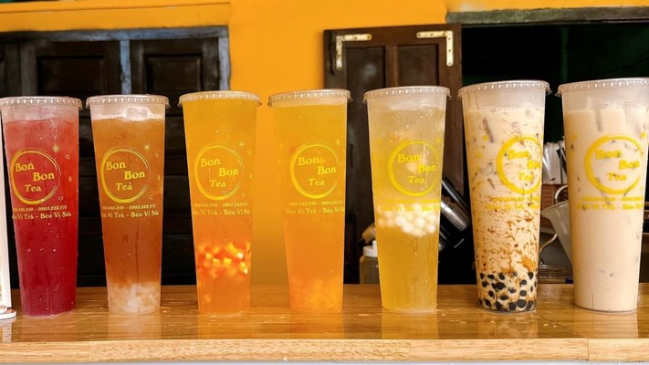 Bon Bon Milk Tea - Tiệm Bánh Tráng Bon Bon - 172B Phan Đình Phùng