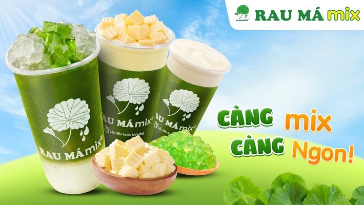 Rau Má Mix - Nước Ép Rau Má & Sữa Hạt Healthy - 44 Nguyễn An Ninh