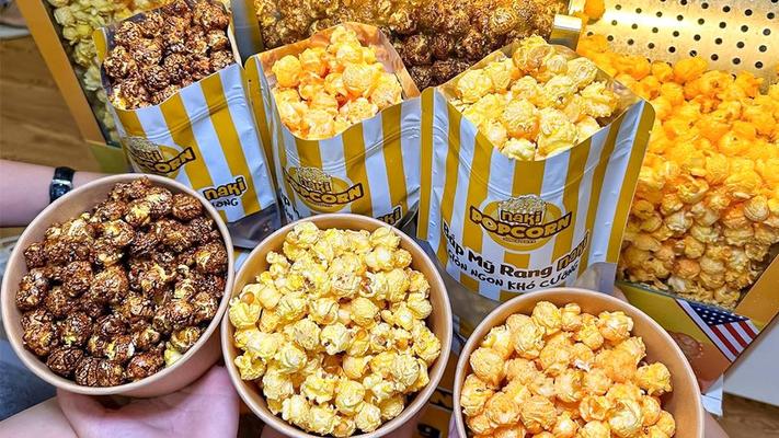Bắp Mỹ Rang Naki Popcorn - Bắp Rang Tươi Vị Phô Mai - Đường Số 20