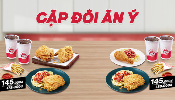 Gà rán và Mì Ý - Jollibee - Đại Lộ Bình Dương